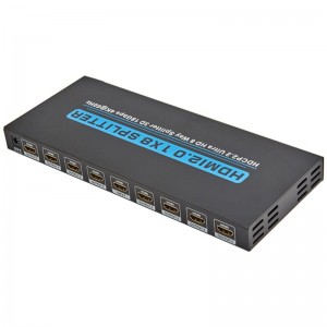 V2.0 HDMI 1x8 Splitter Поддръжка 3D Ultra HD 4Kx2K @ 60Hz HDCP2.2