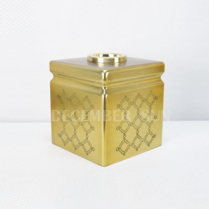 Кръгла лазерно изрязана мозайка със златен модел стъклени аксесоари за баня