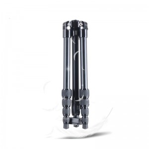 Kingjoy SF056 5 секции сгъваеми комплекти за триноги с ниско ъгъл за снимане и централна колона могат да се използват като монопод