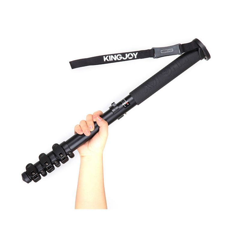 KINGJOY Camera Monopod Alpenstock, Aluminium Flip Lock Video Monopod за камера с 1/4 