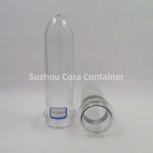39mm 100g размер на врата 46mm Plasitc Pet Preform за масло за водни напитки