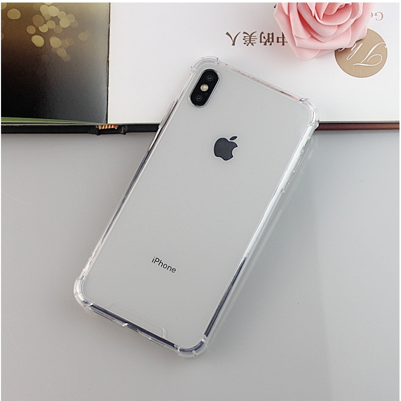 Високо прозрачен калъф за телефон TPU + PC iPhone XS Max с ъгли с удар