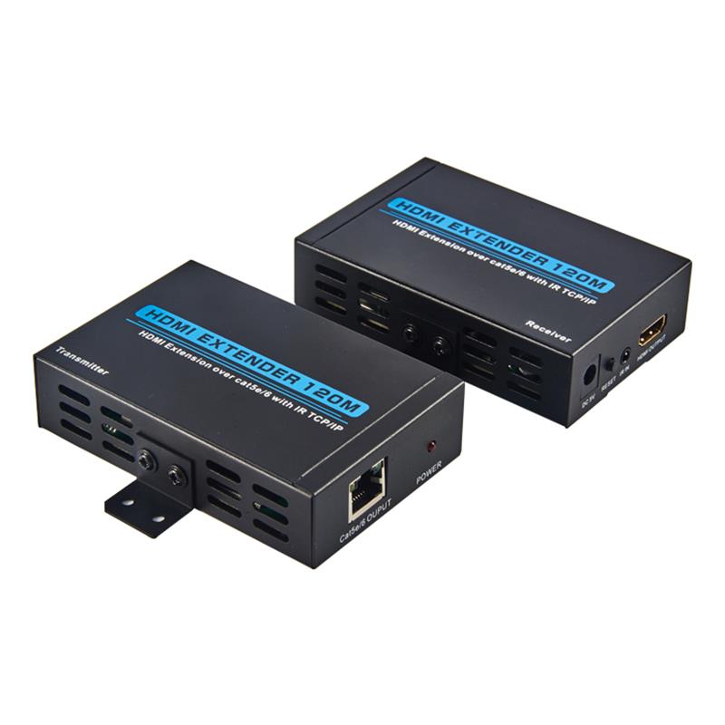 V1.3 HDMI удължител 120m над единичен cat5e / 6 кабел Поддръжка Full HD 1080P