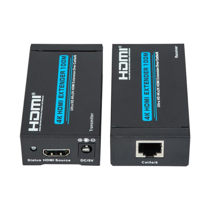 V1.4 4K HDMI Exnder 100m над сингъл cat5e/6 кабелна поддръжка Ултра HD 4K2K/30Hz