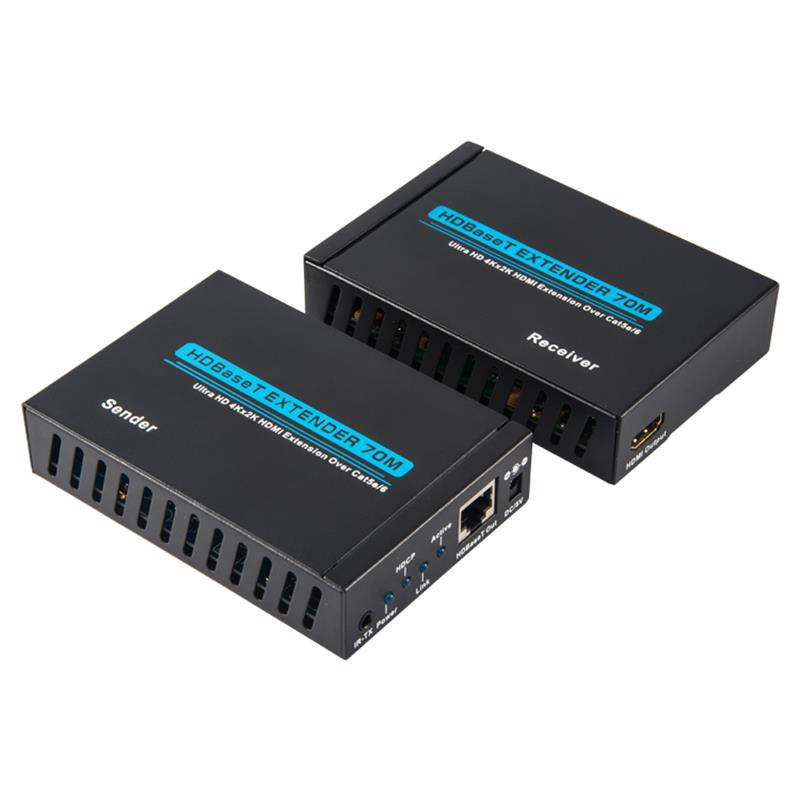 V1.4 4K HDBaseT HDMI Exnder 100m над сингъл cat5e/6 кабелна 70m@4Kx2K/30Hz,100m@1080P/60Hz