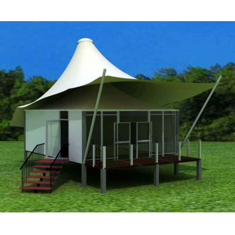 Сглобяеми къщи Glamping палатки луксозна палатка хотелски курорт в Австралия с спалня и баня с хол