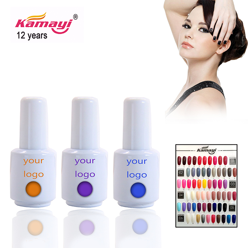 Фабрика Kamayi най-ниска цена лак за нокти базово покритие неонов цвят накиснете гел лак за нокти нокти led led uv гел 60 цвят