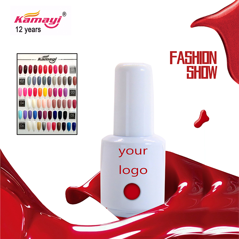 Фабрика Kamayi най-ниска цена лак за нокти базово покритие неонов цвят накиснете гел лак за нокти нокти led led uv гел 60 цвят