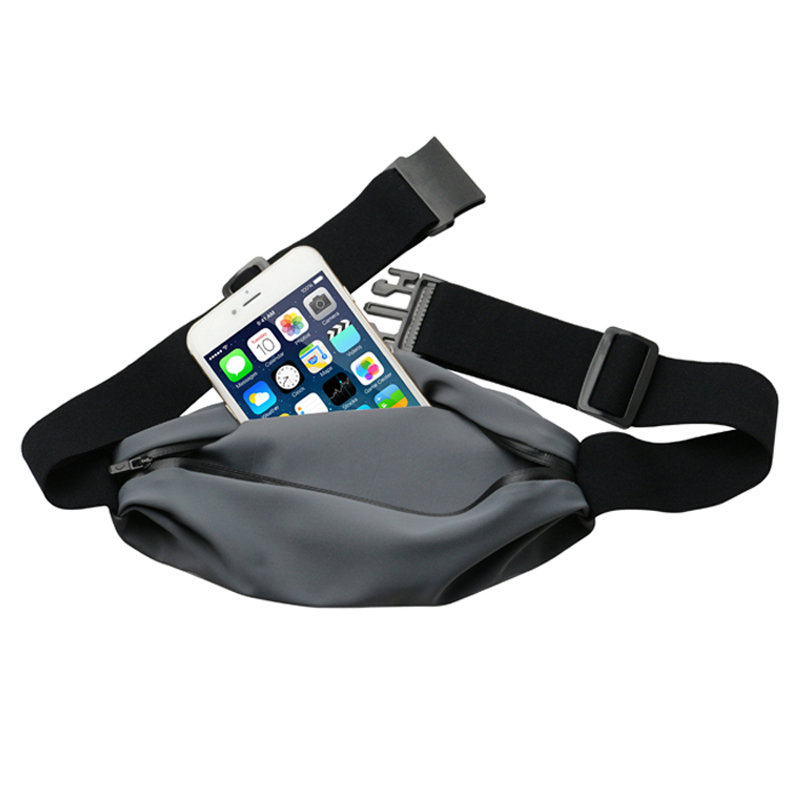 Mobile Phone Sport Waist Pough Bag for Men Women