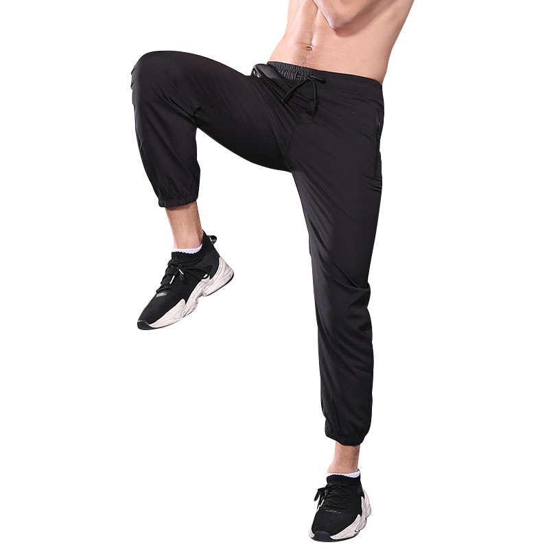 FDMM023-Men Little Joggers Панталони Zipper Pockets Gym Workout Sweatpants