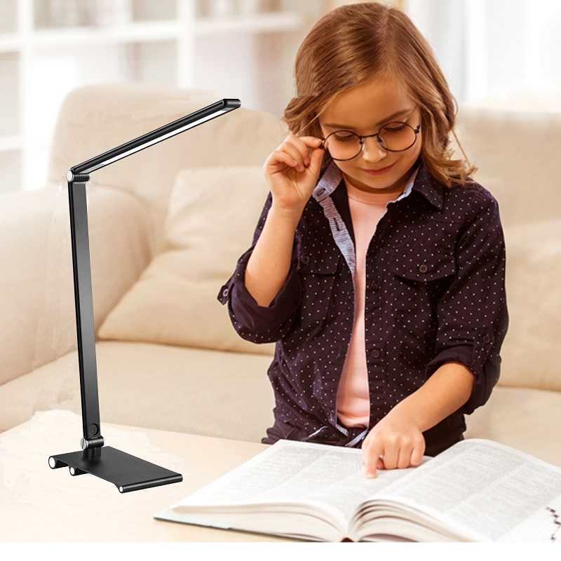 129ts Deck Lamp for Study Dimmable led till Lamp, Touch Димър, Base Night