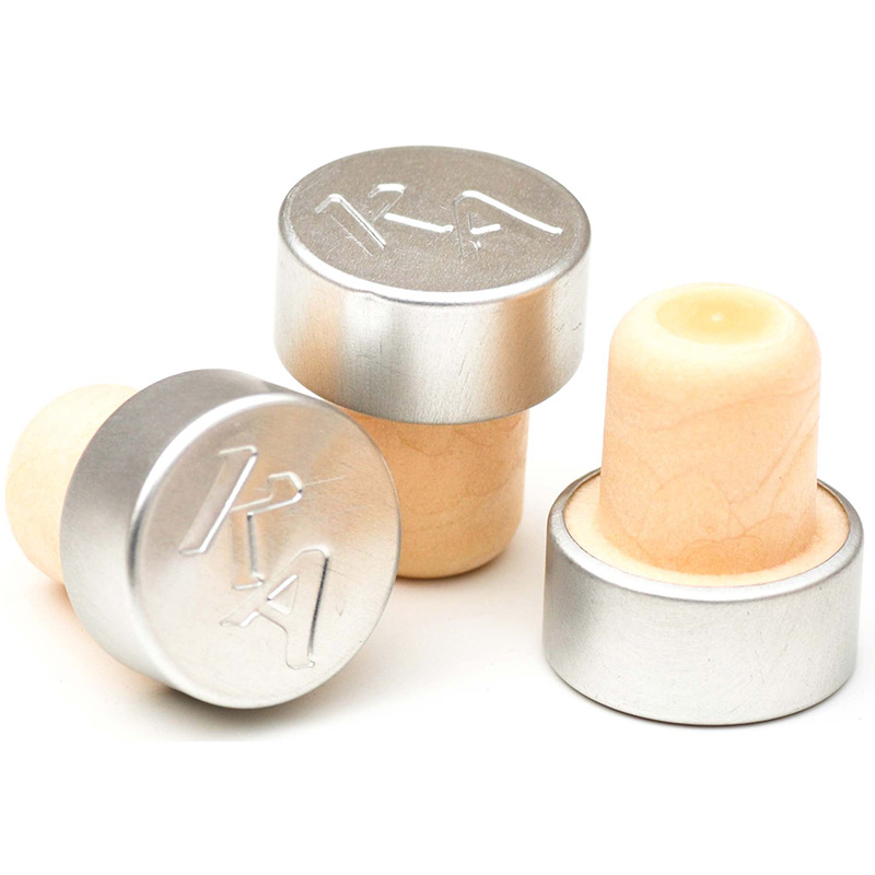 тапа за тапа от бутилка вино, покрит с алуминиев капак 2