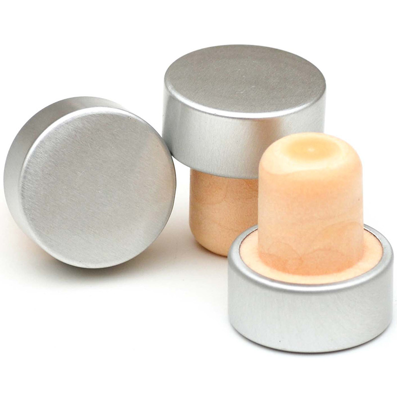 тапа за тапа от бутилка вино, покрит с алуминиев капак 2