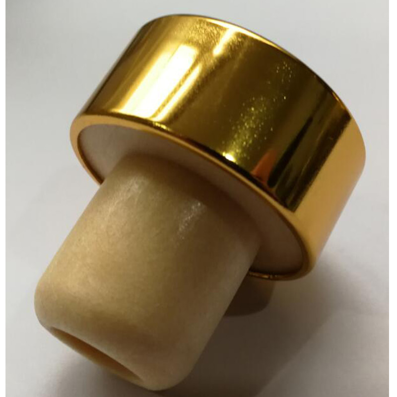 затваряне на отвор за запушване на бутилка вино