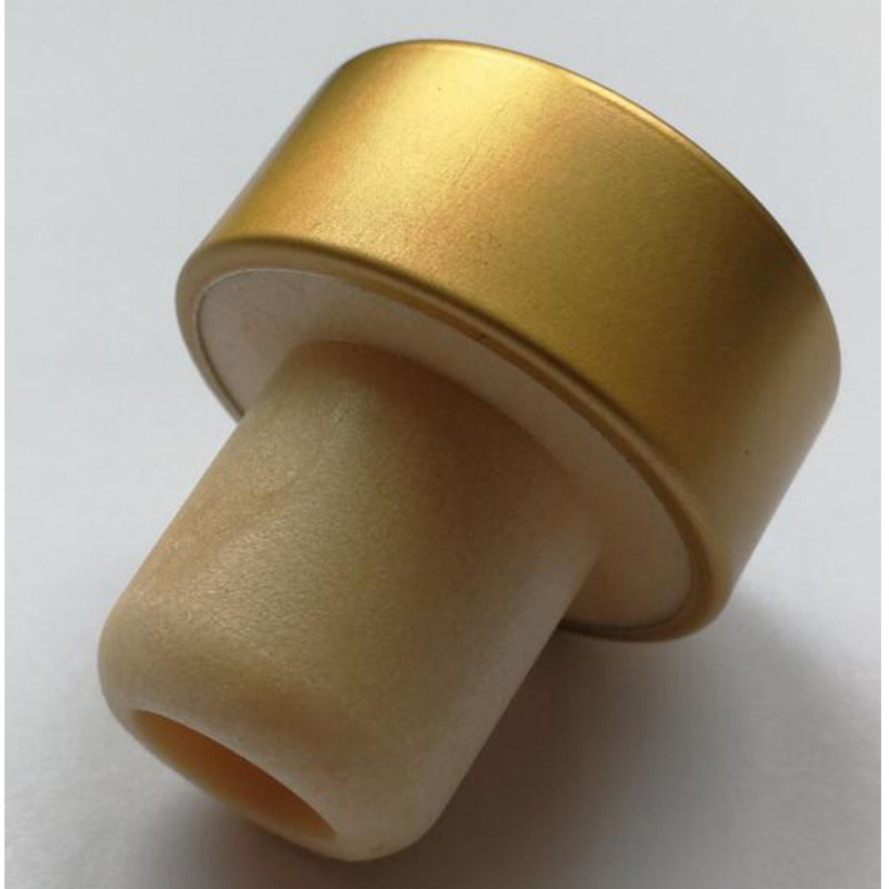 затваряне на отвор за запушване на бутилка вино