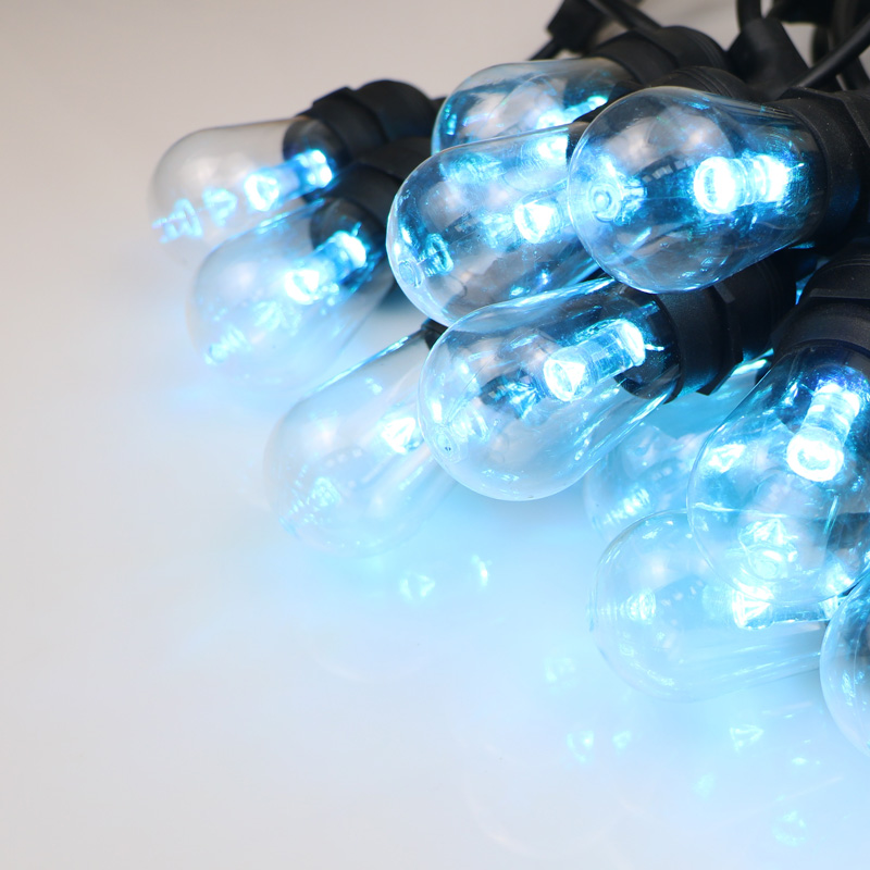 Крушки от външни струни топъл бял цвят за избор на светлина за коледна украса