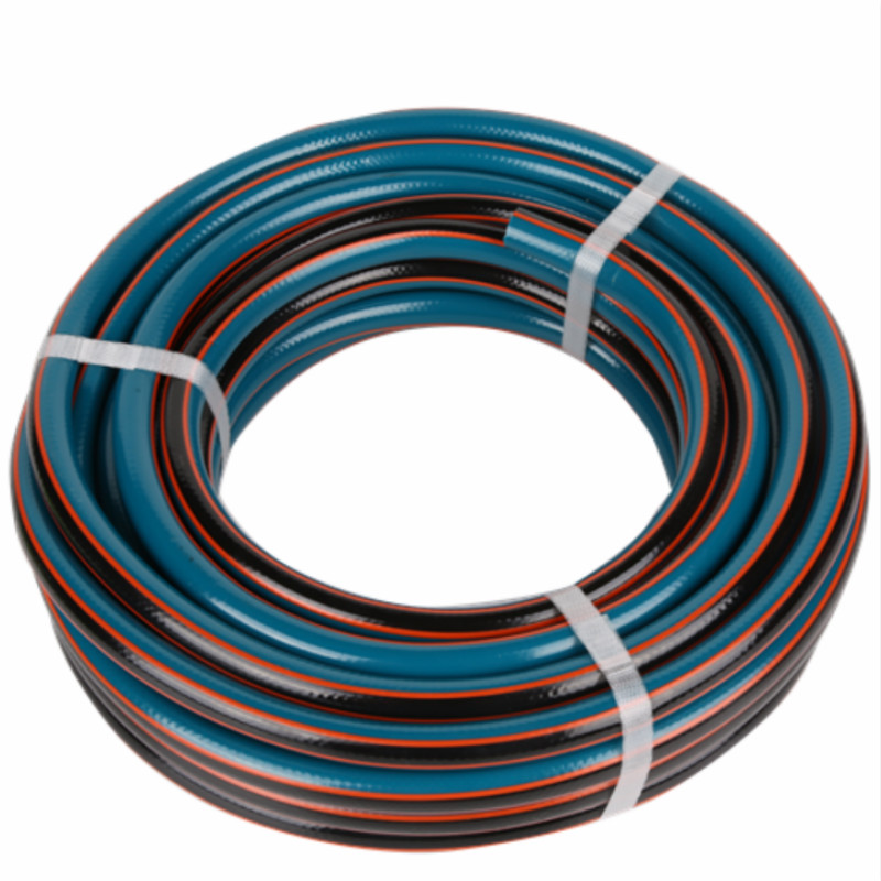 3 слоя цветна плетена градинска вода гъвкав pvc маркуч