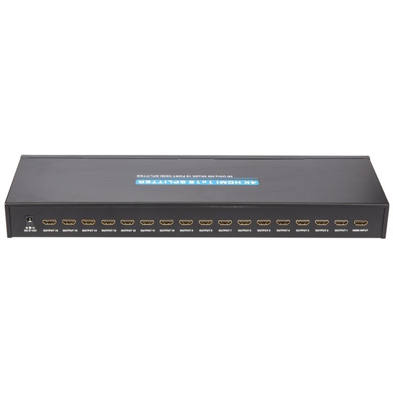 4K 16 порта HDMI 1x16 Splitter Поддръжка 3D Ultra HD 4Kx2K / 30Hz