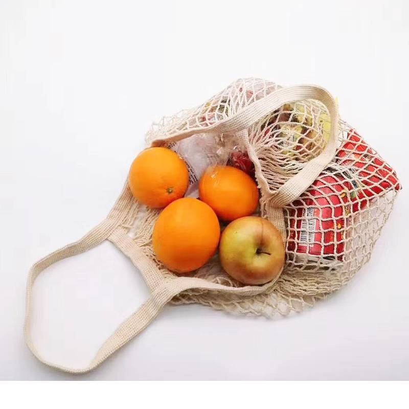 Екологична чанта от памучна мрежа