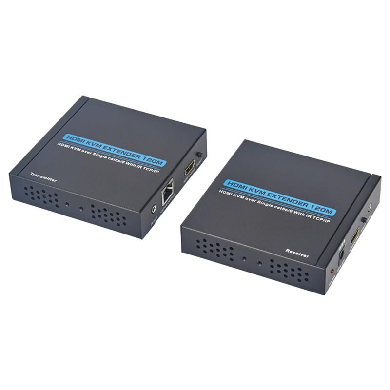 HDMI KVM Extender 100m над Single cat5e / 6 Поддържа Full HD 1080P TCP / IP