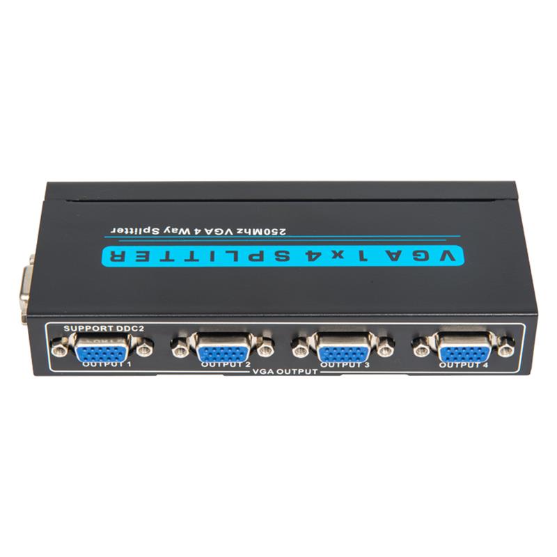 Поддръжка на 250MHz 8 Way VGA 1x8 Splitter 1080P