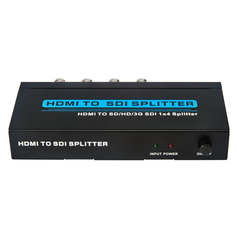 HDMI TO SD / HD / 3G SDI 1x4 SPLITTER Поддръжка 1080P