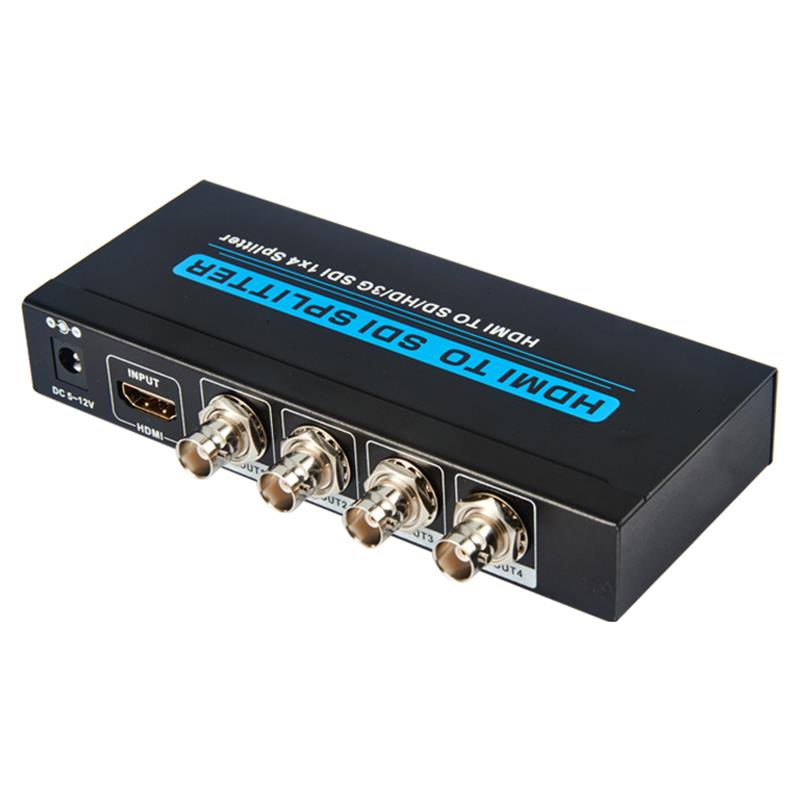 HDMI TO SD / HD / 3G SDI 1x4 SPLITTER Поддръжка 1080P