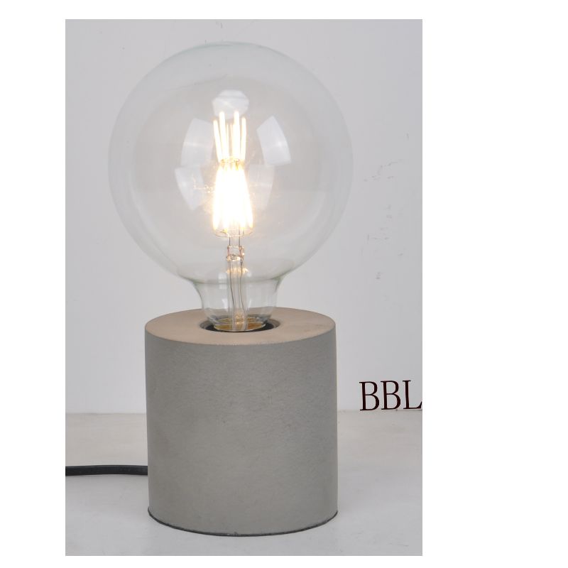 Лампа за маса с колонна бетонна основа