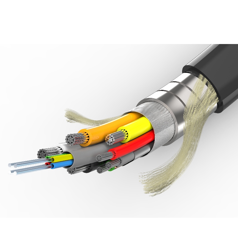 Брониран активен оптичен кабел HDMI с4K@ 60hz18G 3D добра за тръбопровод