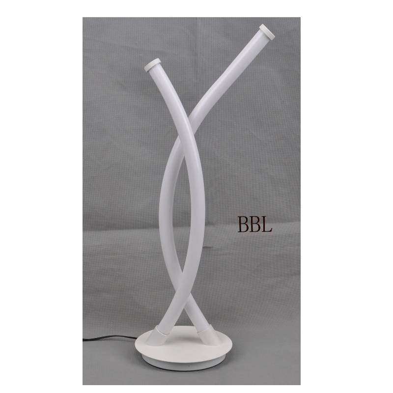 LED настолна лампа с X акрилна тръба и без сянка