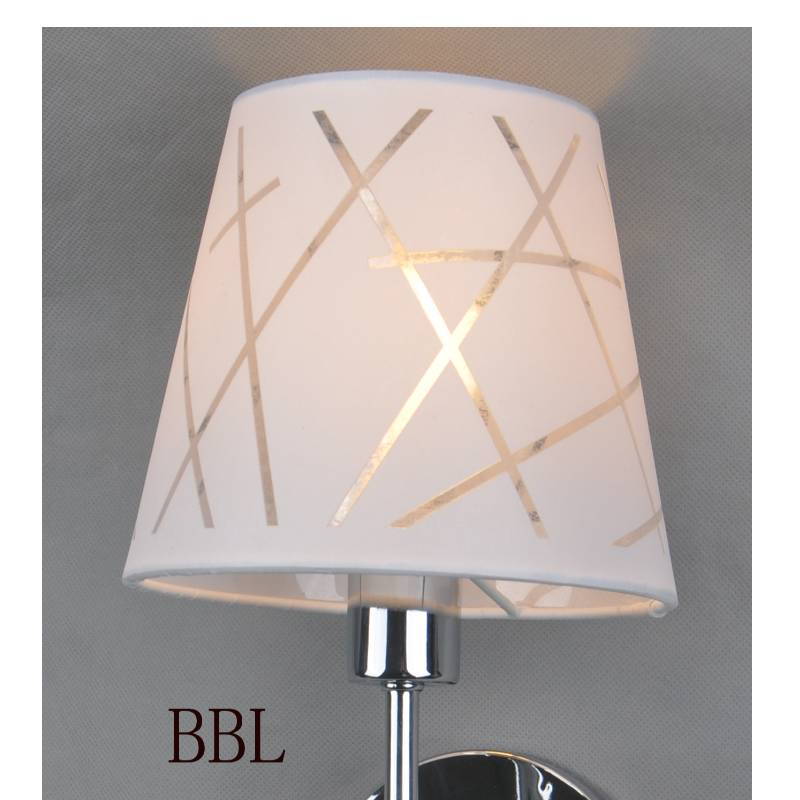 Лампа от стена с цвят на плат