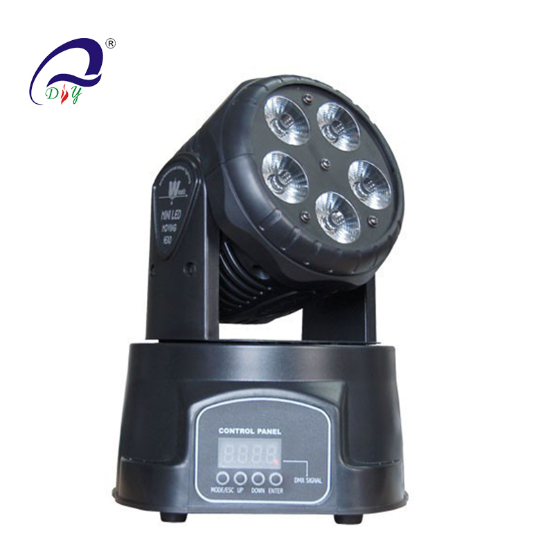 PL-12 5*15W RGBWA LED Mini Mobing Head Wash Light