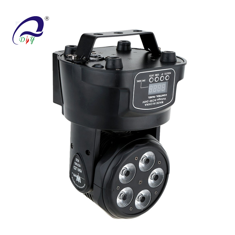 PL-12 5*15W RGBWA LED Mini Mobing Head Wash Light