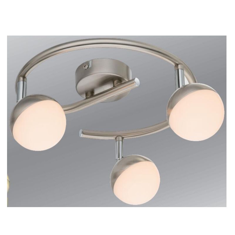 Високоволтова LED прожекторна светлина-3, с половин сферичен пластмасов нюанс