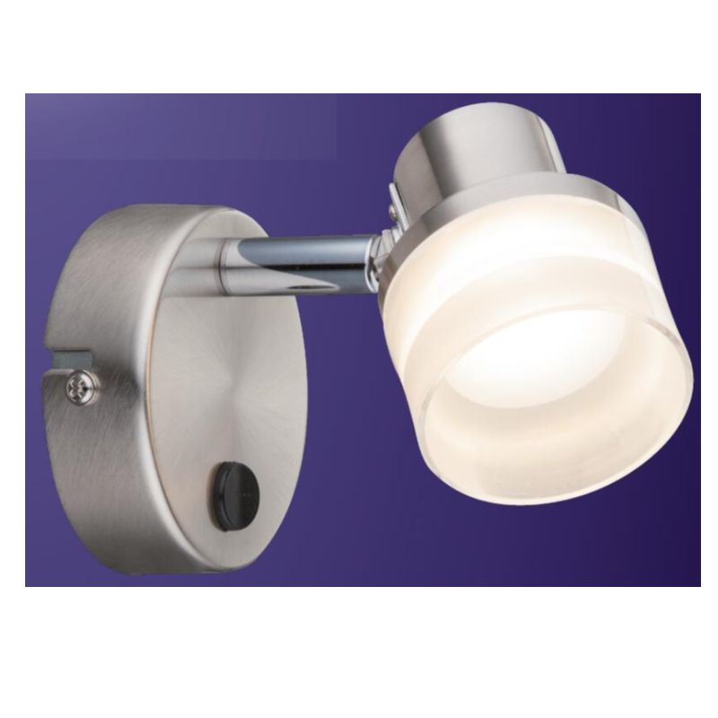 Висок волтажен светодиоден спот светлина-1, с цилиндров пластмасов нюанс