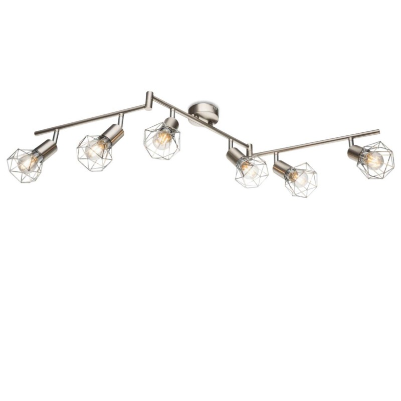 Петна светлина-6 с метален мрежов нюанс