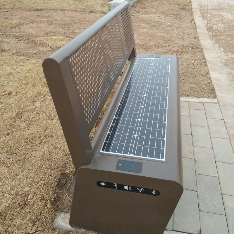 Безжична фабрика за зареждане на цените Градски Седалки Smart Solar Bench