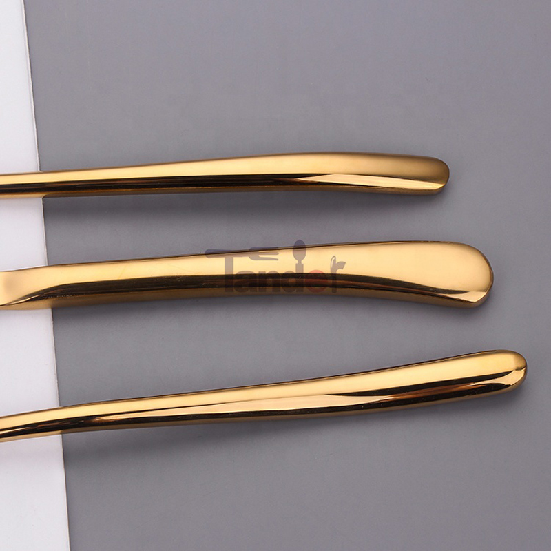 амазонка топ продавач бюфет съдове от неръждаема стомана златни прибори за сватба