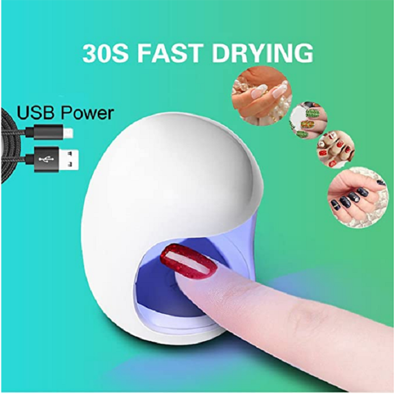 3W UV USB сушилня за нокти гел за втвърдяване на нокти 30-те години бърза яйчена форма води лампа за сушене на нокти без кабел за дрогиране за салон за нокти