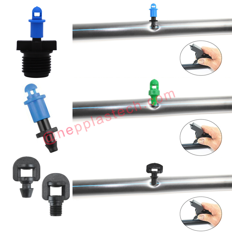 мини разпръсквачи за мъгла за овощно овощно дърво, микро напоителна система за пречупване