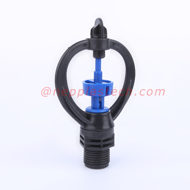 360 спрей Средни разстояния пълни кръгли микро спринклери 3\/4 инчови ротационни пръскачки за тревни площи