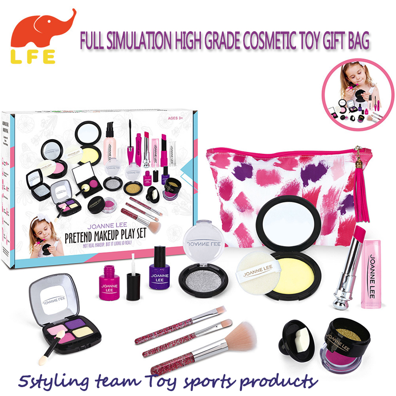 Детски и момичешки орнаменти, козметични продукти, тоалетни принадлежности и играчки, симулация на семейството на блингер, играч...