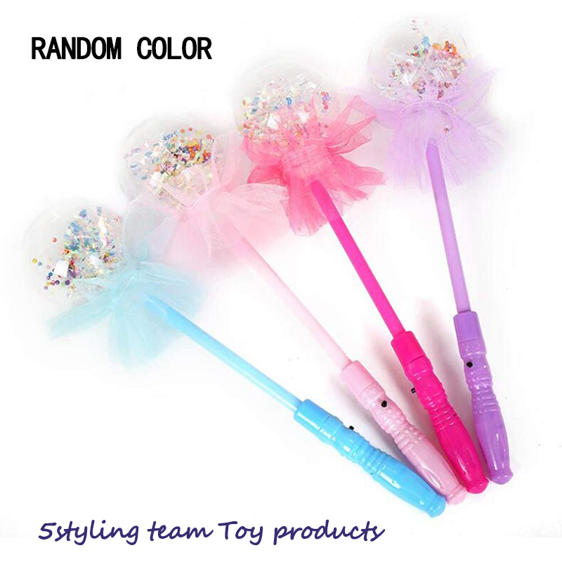 Лъскави играчки, блестящи магически пръчки, на едро седем цветни пръчки, звездна топка, гореща продажба, Bobo ball нощни дейности, мал...