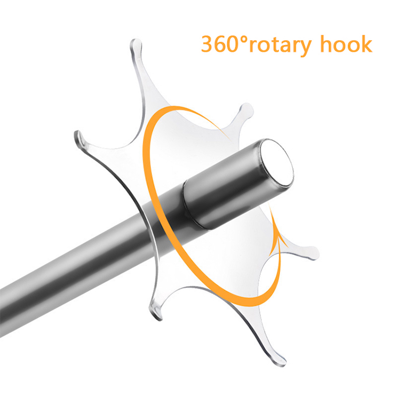 Кухненска ротационна стойка лопата за закачалка от неръждаема стомана въртяща се рафт за съхранение Организатор за готвене Организатор
