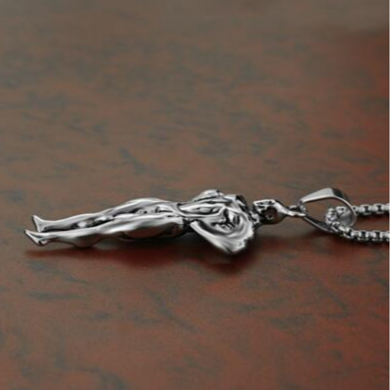 Спортни и фитнес аксесоари от неръждаема стомана мъже висулки от европейски и американски персонален мускул тип мъже фитнес висулки