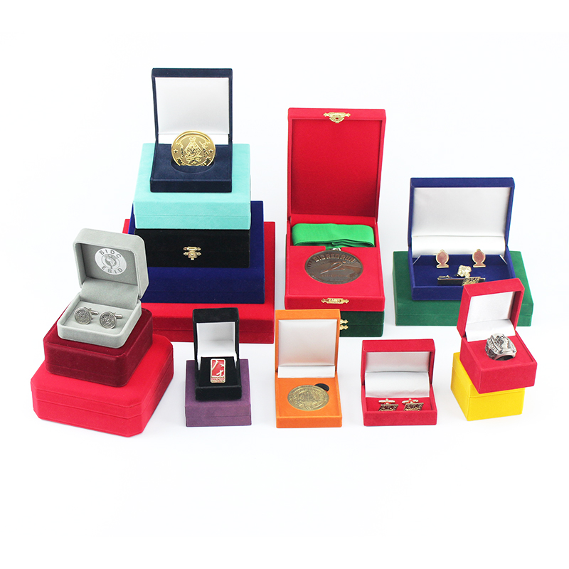 Кутия за бижута Метален сандък Медал Кутия за подаръци