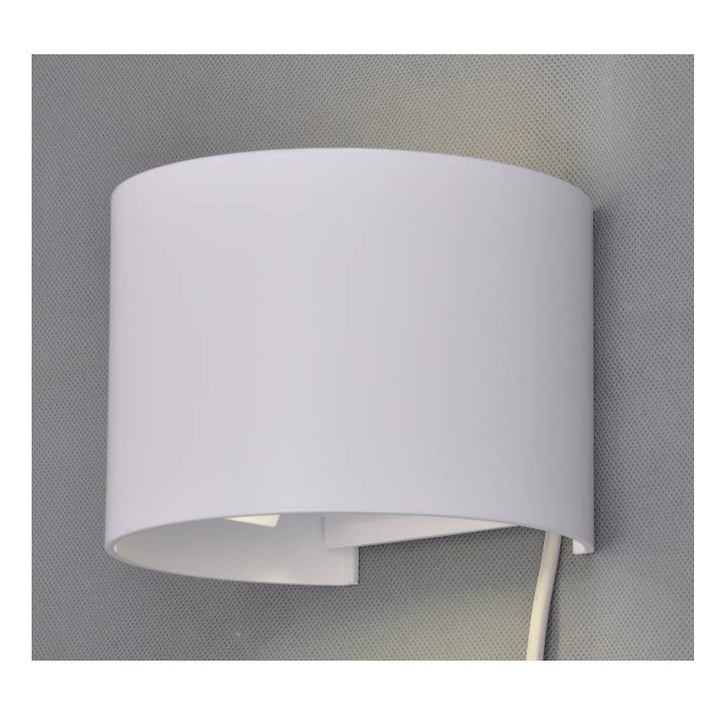 Светодиодна външна дъгова стенна лампа с светодиоден водач, светлина нагоре и надолу