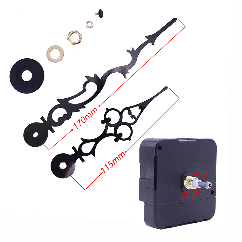 на едро 15 мм голям въртящ момент I вал движение на стена с часовник ръце