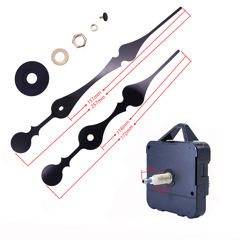 HR1688 23mm голям въртящ момент I движение на стенния часовник и часовникови ръце