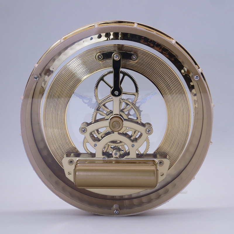диаметър 148MM златен скелет часовник вложка